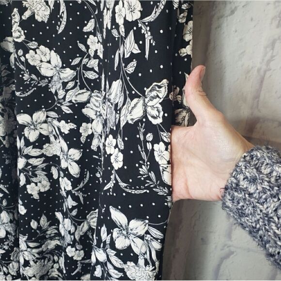 CHETTA B Floral & Polka-dot Jersey-knit Dress - Picture 2 of 9